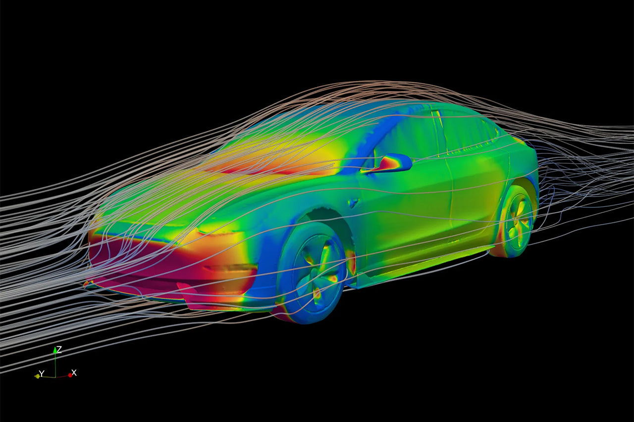 Adro Tesla Model 3 Carbon Fiber Side Skirts