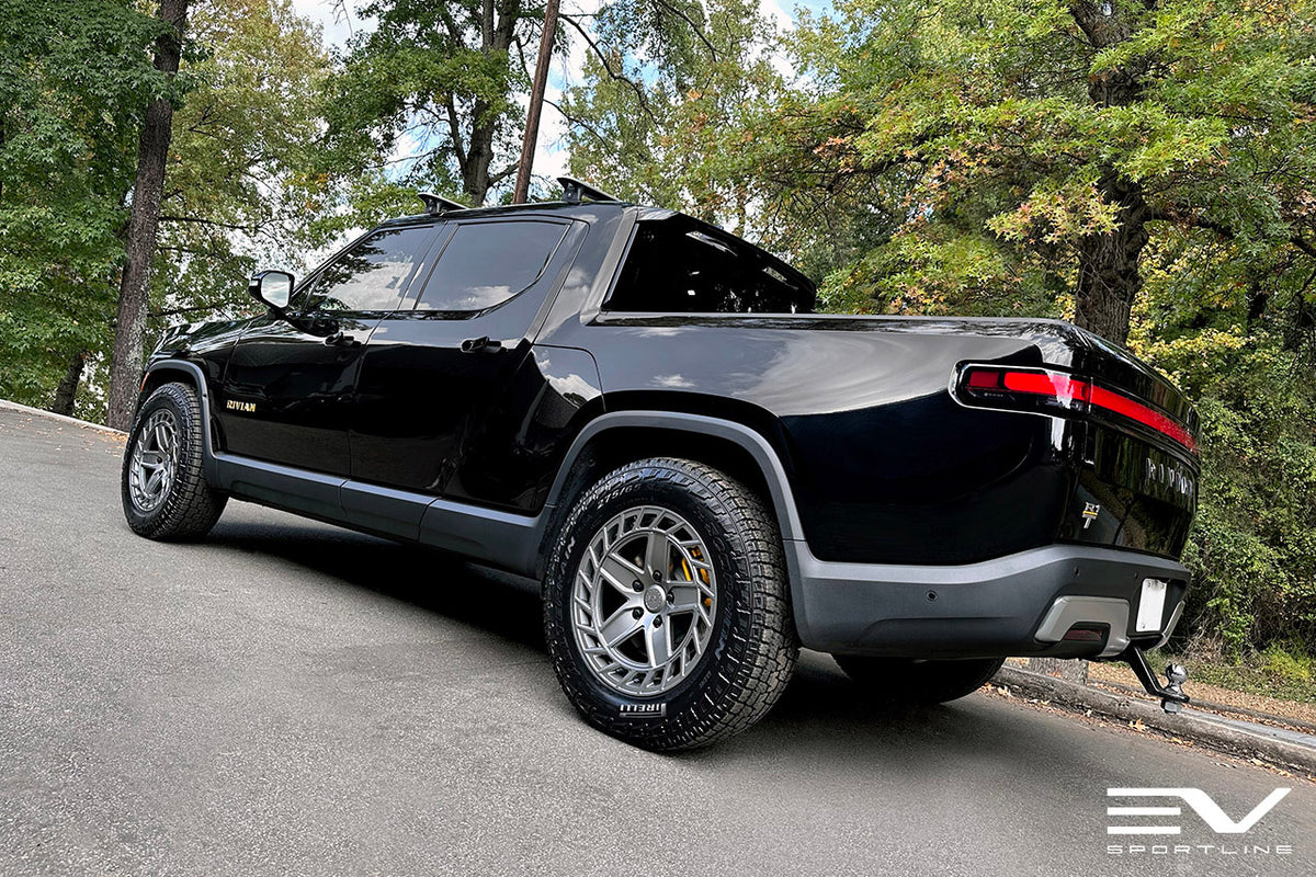 Rivian R1T / R1S R500 Directional Aero 20&quot; Precision Forged Wheel &amp; Tire Package by Team 1EV