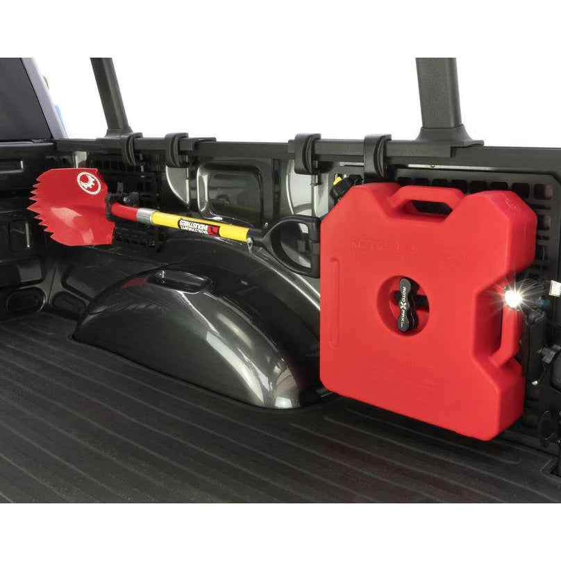 BuiltRight Bedside (Cab Wall) Mounting & Storage MOLLE Panel Kit Rack System for Ford F-150 Lightning 2022-present