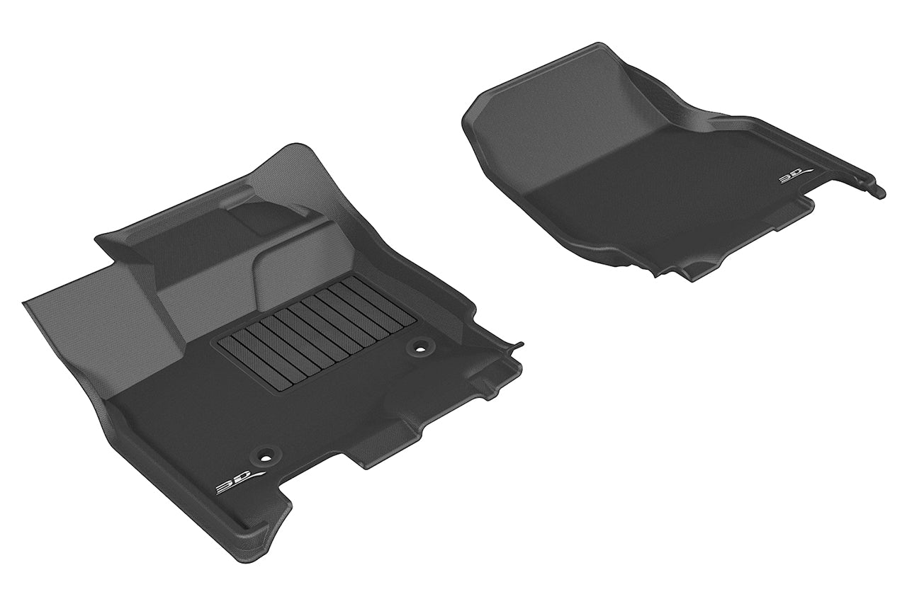 Ford F150 F-150 Lightning 2022 2023 MAXpider 3D Kagu All-Weather Custom Fit Floor Liner Mats