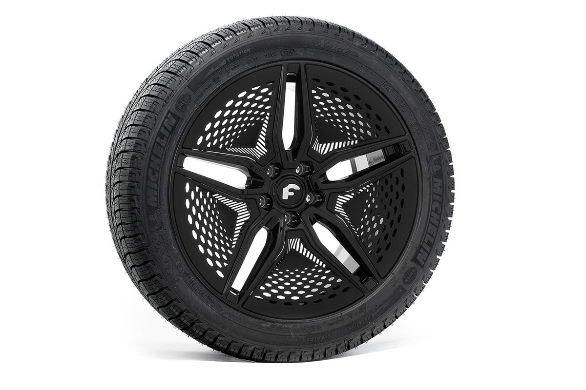Forgiato E Vecolo EV 001 20&quot; Ford Mustang Mach E Aero Wheel and Winter / Snow Tire Package (Set of 4)