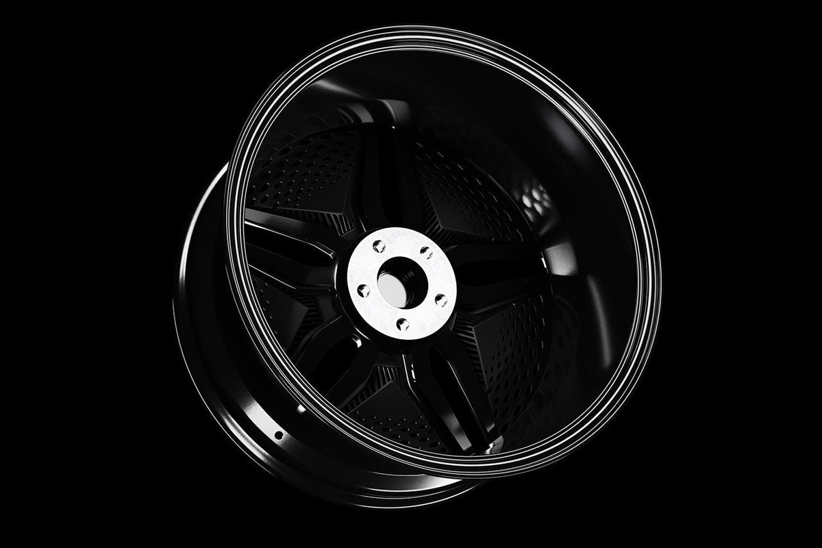 Forgiato E Vecolo EV 001 22&quot; Tesla Model X 2021+ LR / Plaid Wheel (Set of 4)