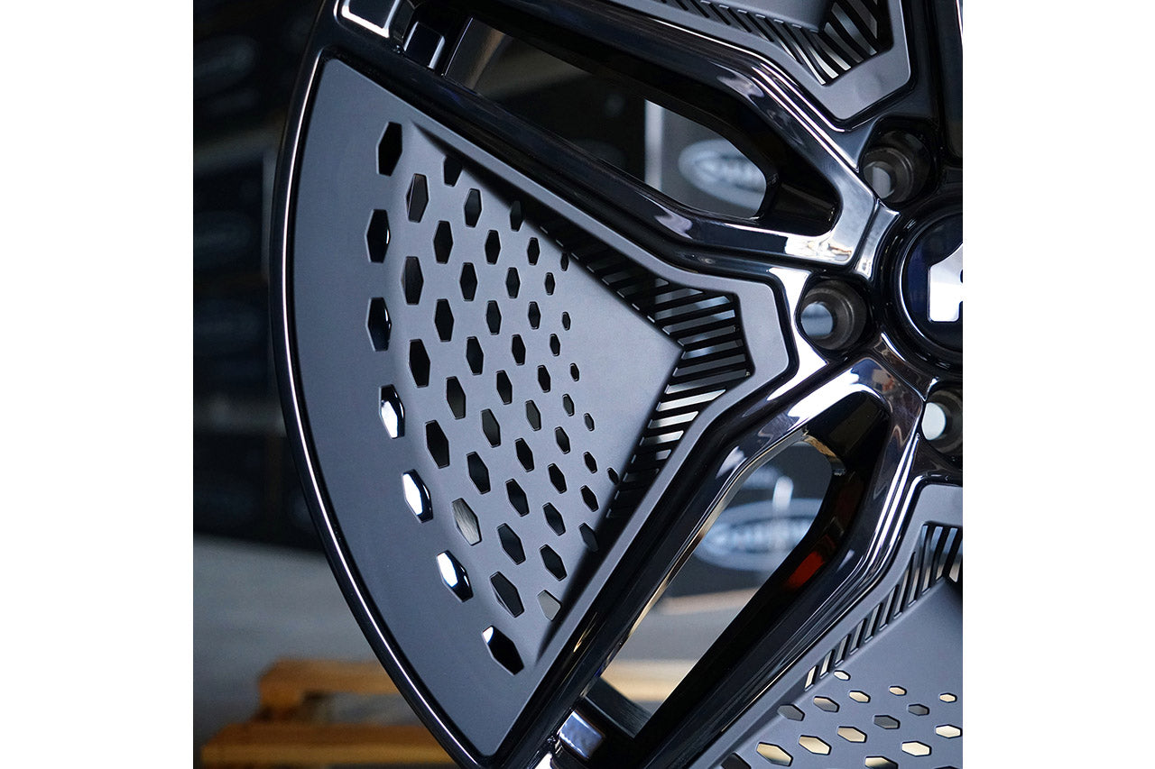 Forgiato E Vecolo EV 001 20" Tesla Model Y Wheel and Tire Package (Set of 4)