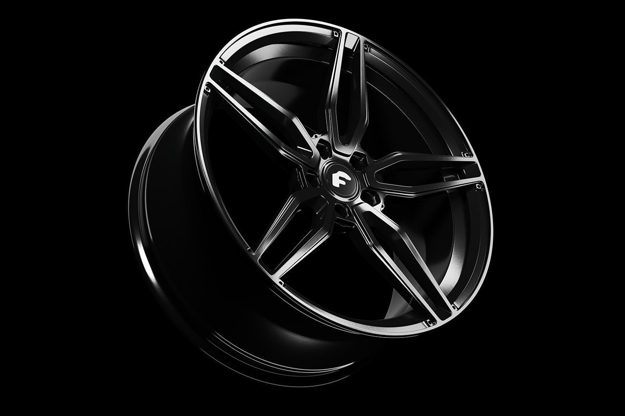 Forgiato E Vecolo EV 001 22" Tesla Model X 2021+ LR / Plaid Wheel and Tire Package (Set of 4)