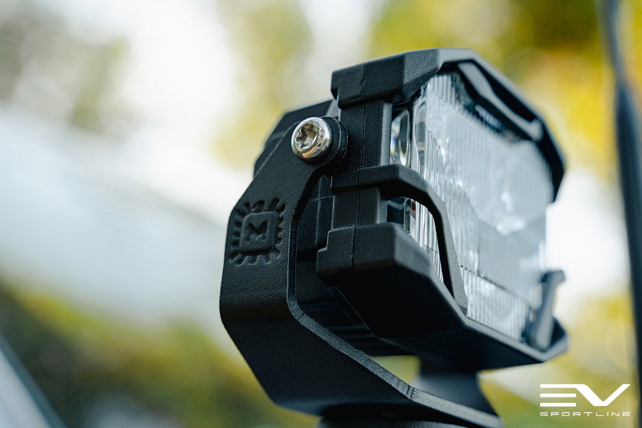 Team 1EV LED Pod A-Pillar Ditch Lights System with Morimoto 4Bangers for Ford F-150 Lightning