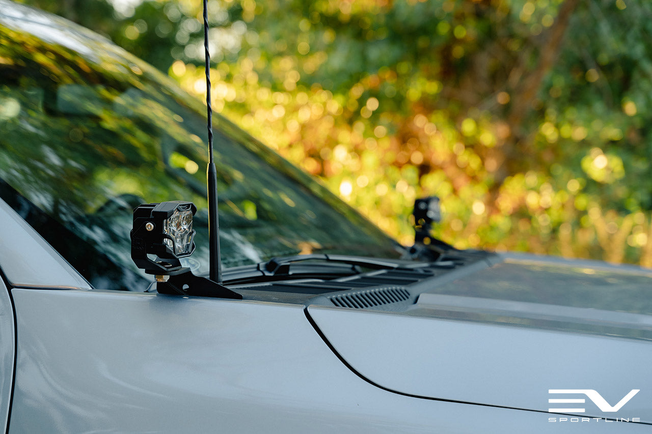 Team 1EV LED Pod A-Pillar Ditch Lights System with Morimoto 4Bangers for Ford F-150 Lightning