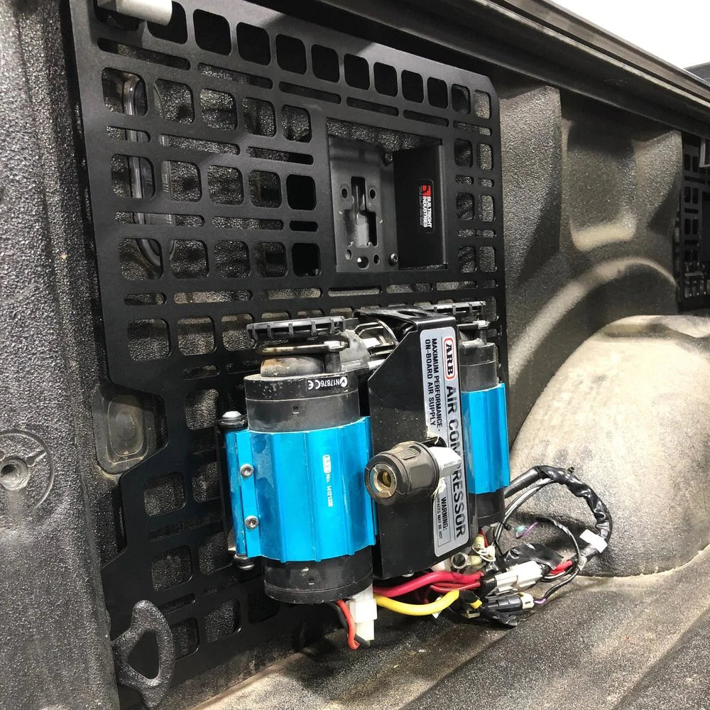 BuiltRight Bedside (Cab Wall) Mounting & Storage MOLLE Panel Kit Rack System for Ford F-150 Lightning 2022-present