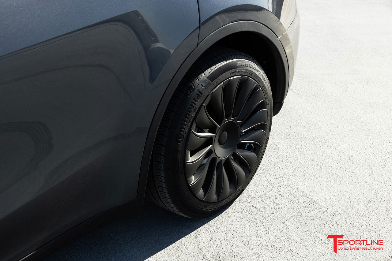 T Sportline TSY14 Tesla Model Y Uberturbine Styled Aero Wheel Cover for 19" Factory Tesla Wheel
