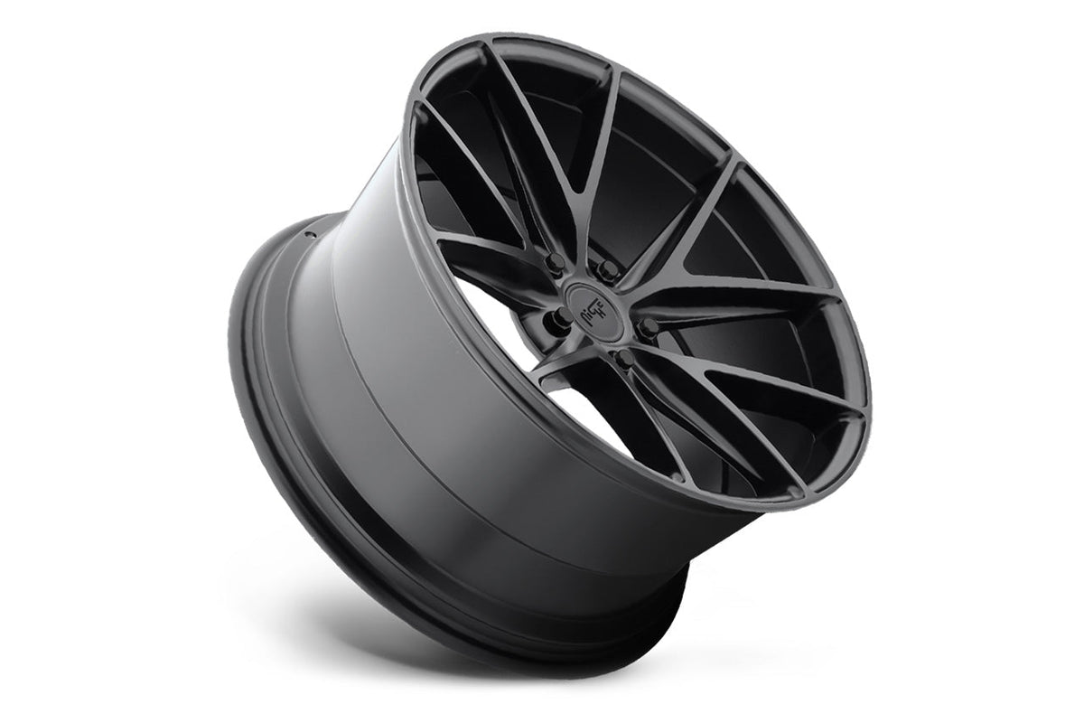 Niche Misano M119 Matte Black 20&quot; Tesla Model Y Wheel and Tire Package (Set of 4)