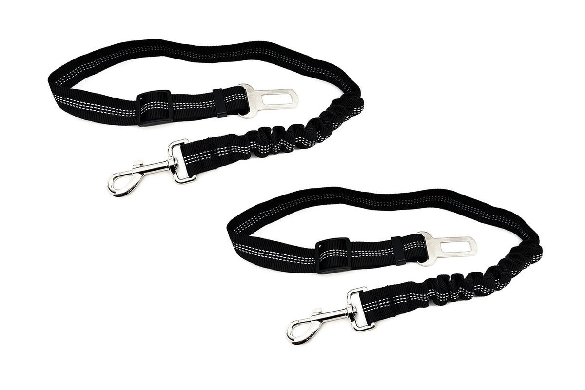 32&quot; Dog / Pet Adjustable Seat Belt Car Harness Leash with Anti-Shock Bungee for Rivian R1T / R1S