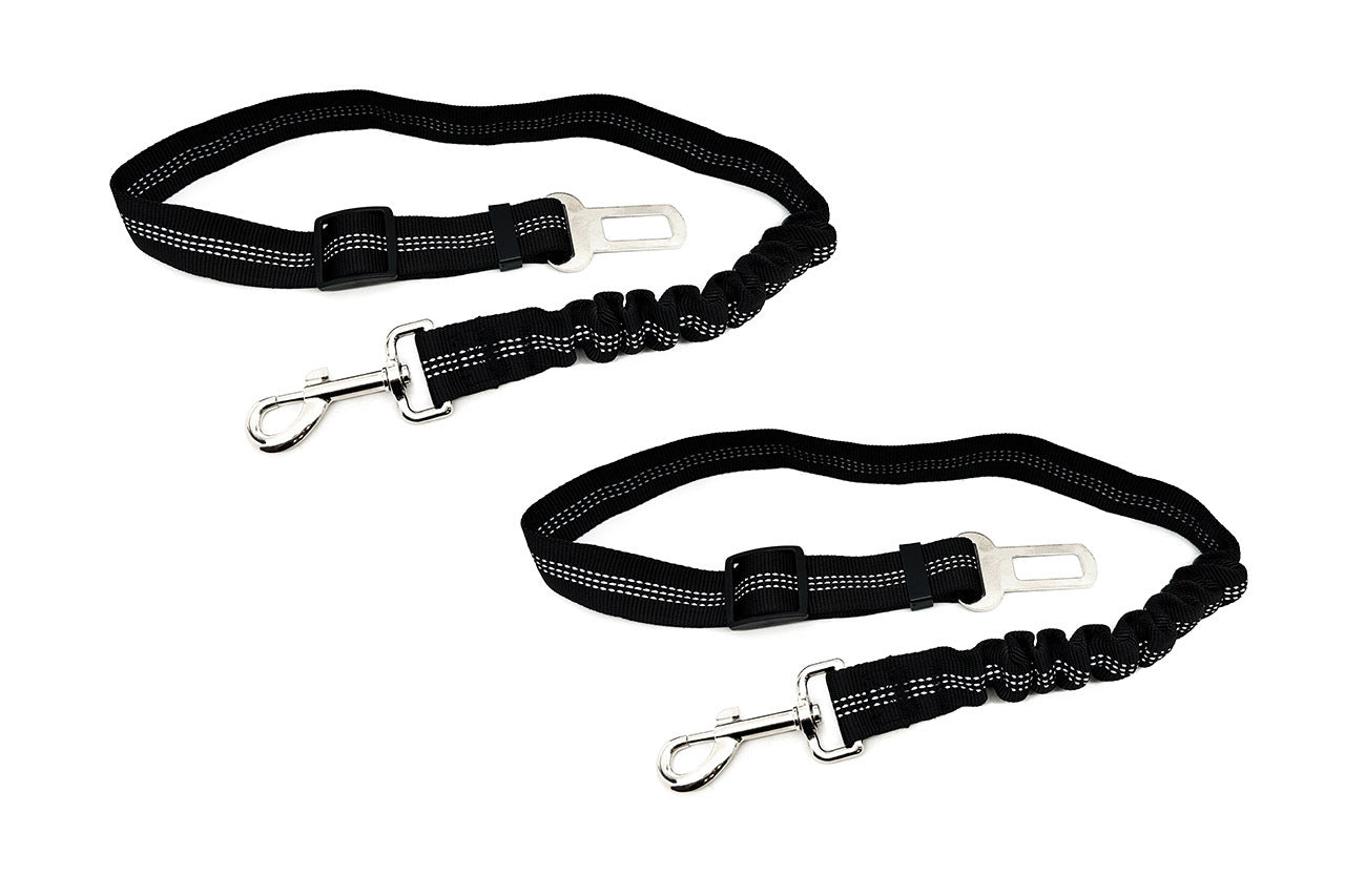32" Dog / Pet Adjustable Seat Belt Car Harness Leash with Anti-Shock Bungee for Rivian R1T / R1S
