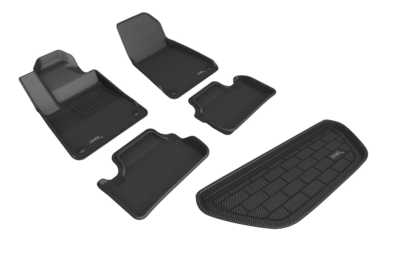 Polestar 2 All Weather Custom Fit Floor Liner Mats by 3D - KAGU Series - Maxspider tech