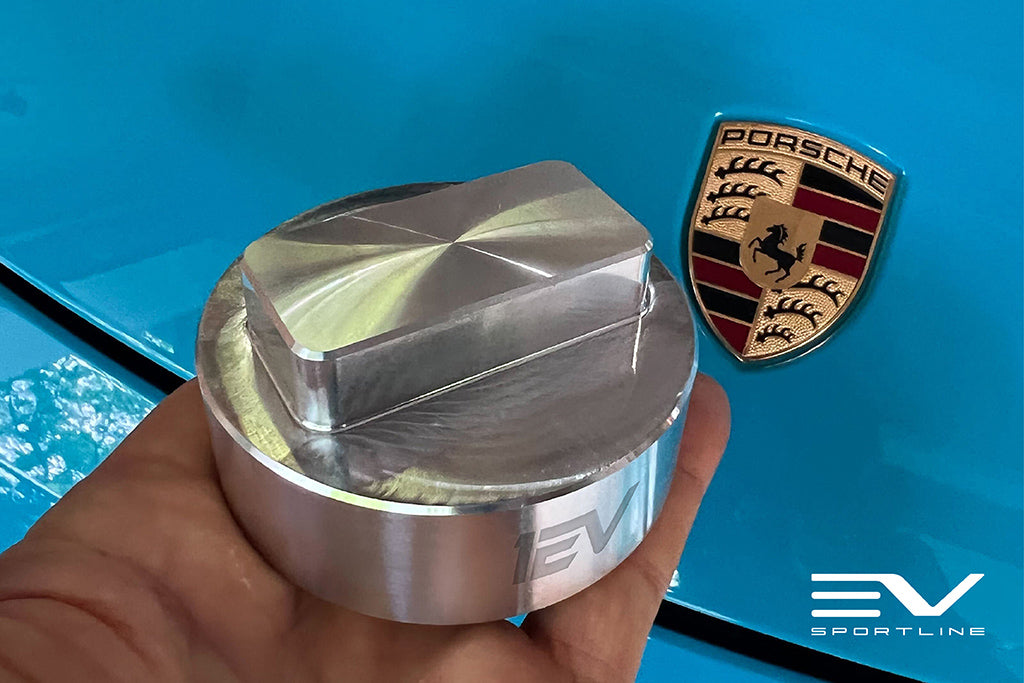 Porsche Taycan Billet Aluminum Precision Lifting Jack Pad Pucks by Team 1EV