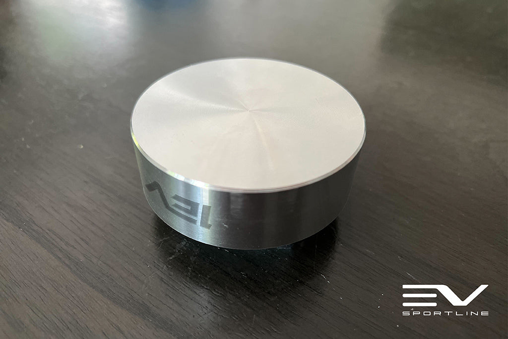Porsche Taycan Billet Aluminum Precision Lifting Jack Pad Pucks by Team 1EV
