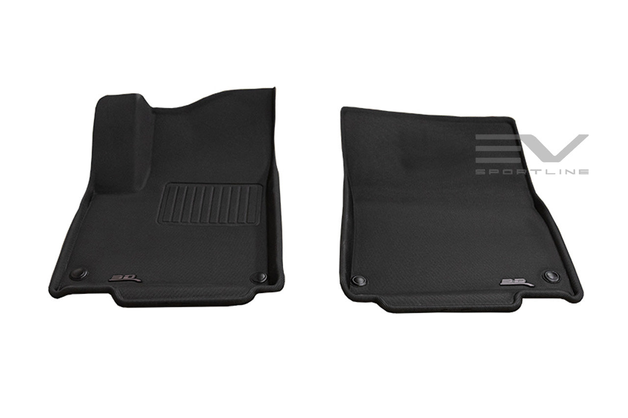 All-Weather Floor & Frunk Mats by 3D MAXpider KAGU Series Custom Fit for Rivian R1T / R1S