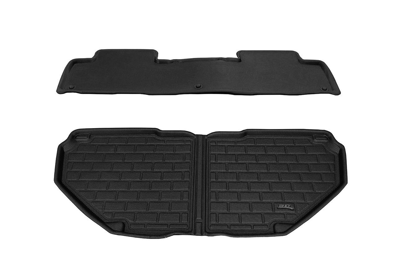 All-Weather Floor & Frunk Mats by 3D MAXpider KAGU Series Custom Fit for Rivian R1T / R1S