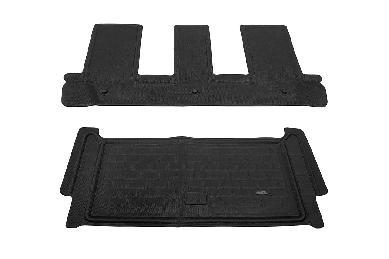 All-Weather Floor & Frunk Mats by 3D MAXpider KAGU Series Custom Fit for Rivian R1T / R1S