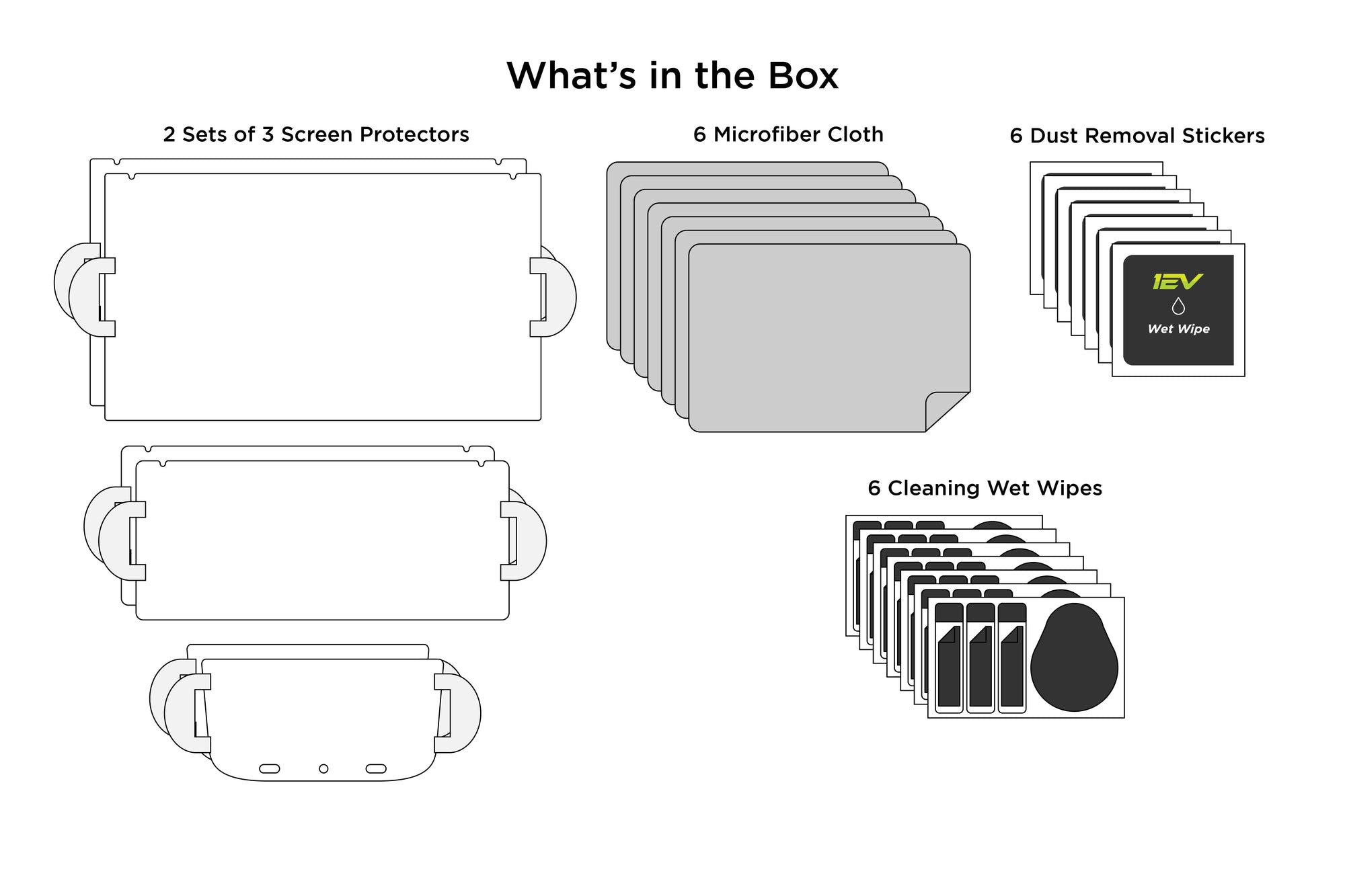 Team 1EV Anti-Glare Touch Screen Protectors for Rivian R1T / R1S - All 3 Screens (Driver, Center, Rear)