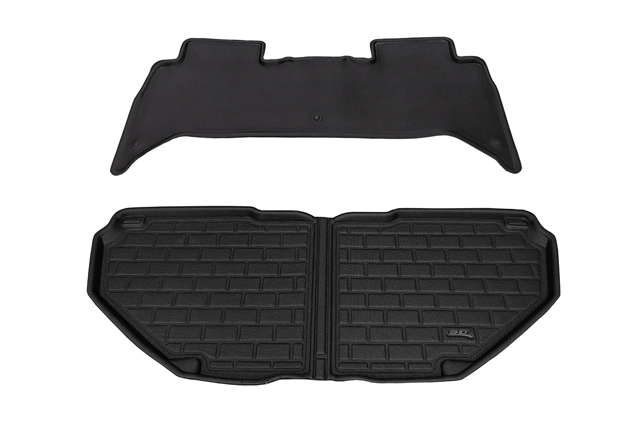 All-Weather Floor & Frunk Mats by 3D MAXpider KAGU Series Custom Fit for Rivian R1T / R1S