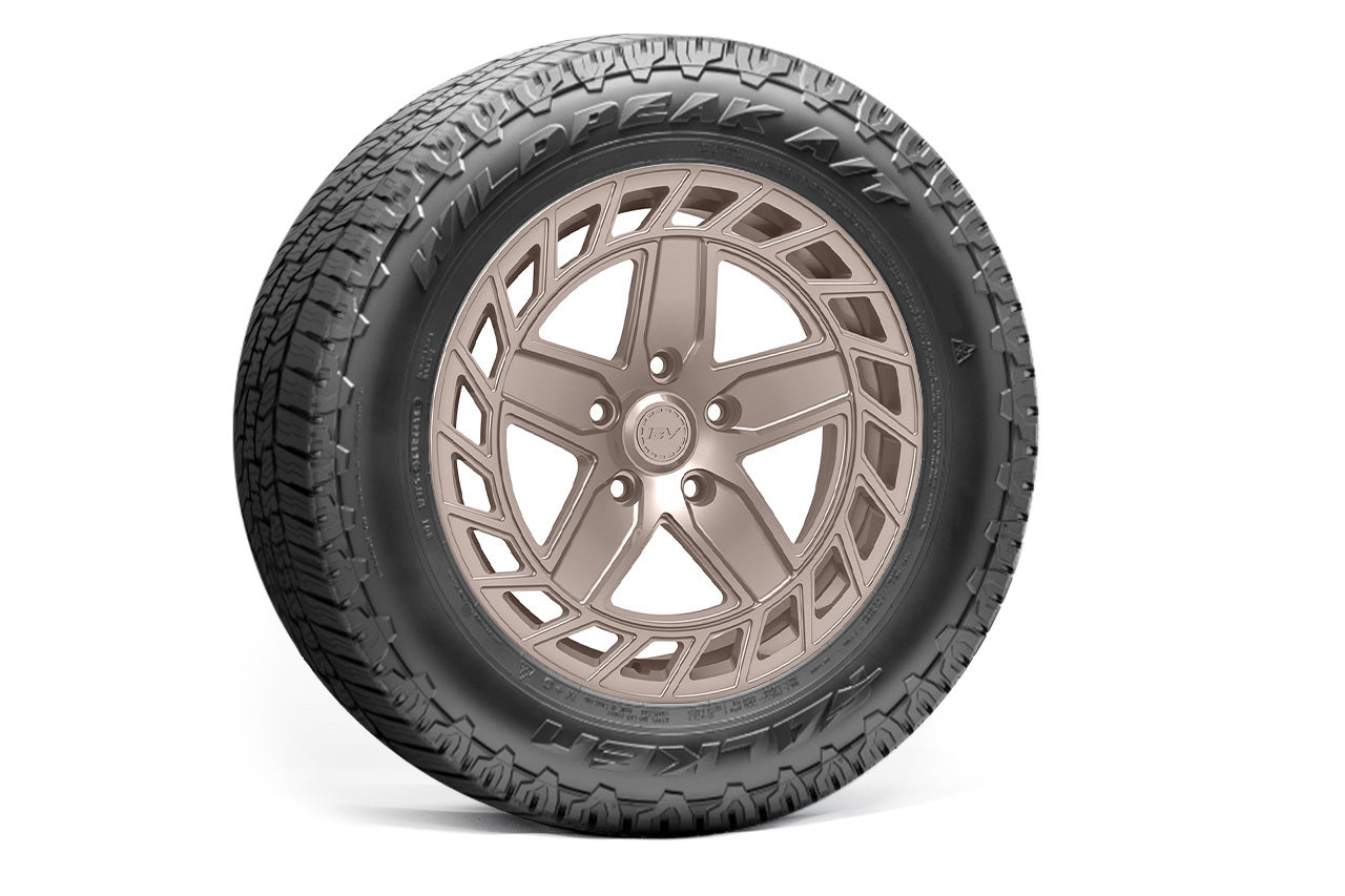 Team 1EV R500 Directional Aero 20" Precision Forged Wheel & Tire Package for Rivian R1T / R1S