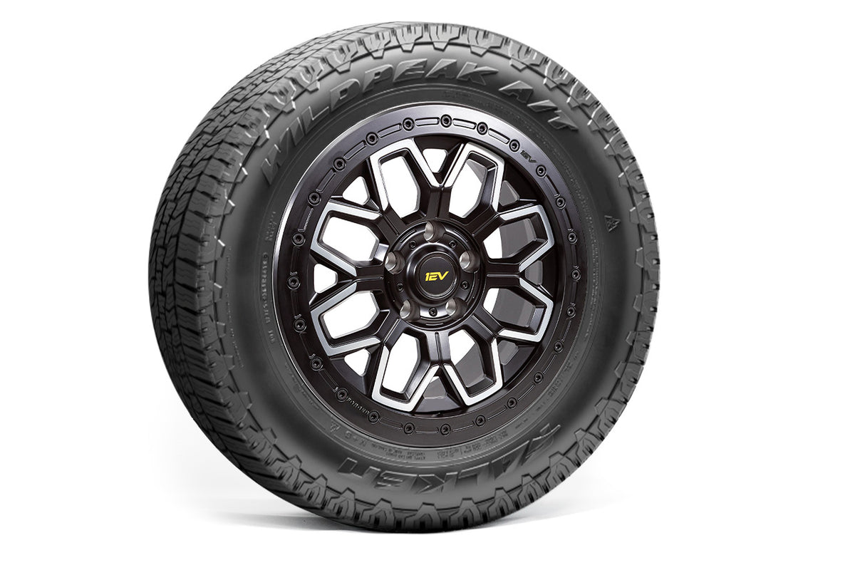Rivian R1T / R1S R80B Rmaxx Beadlock Off Road 20&quot; Forged Wheel &amp; Tire Package  by Team 1EV