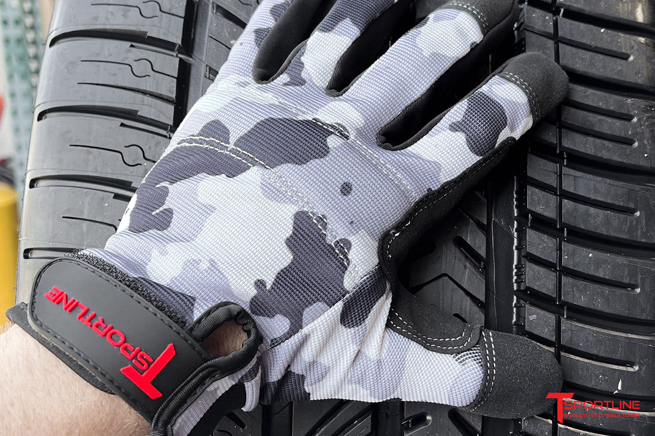 T Sportline EV Camo Wheel & Tire Mounting Mechanics Work Gloves