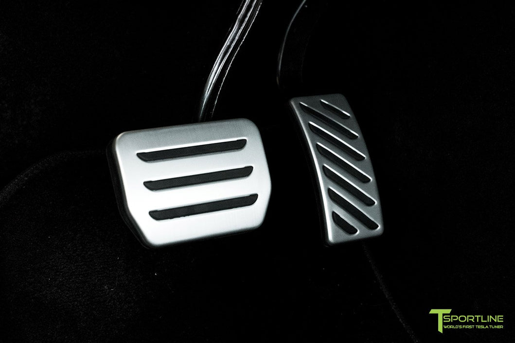 pedale tesla model 3 Tesla Model 3 / Y Performance Aluminum Pedal Set - EV Sportline