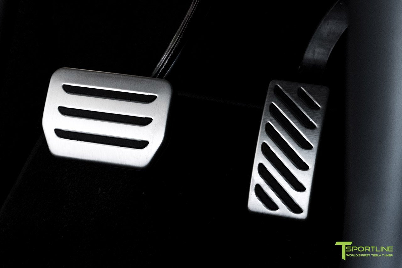 tesla model 3 performance pedale OPEN BOX SAVINGS! Tesla Model 3 / Y Performance Non-Slip Aluminum Pedal Set