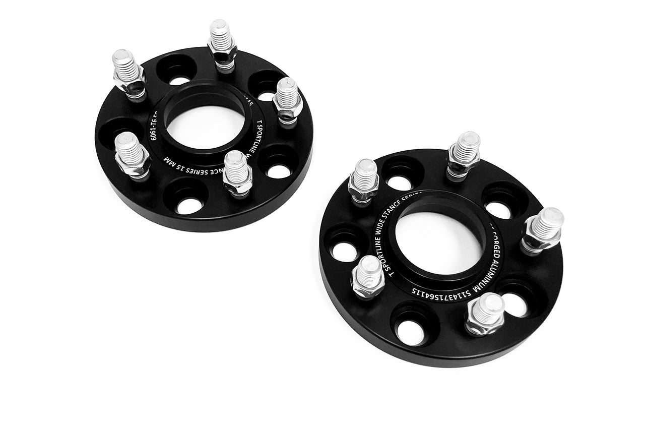 Tesla Model 3 / Y Hub-Centric Forged Wheel Spacers - Black Anodized CNC Aluminum