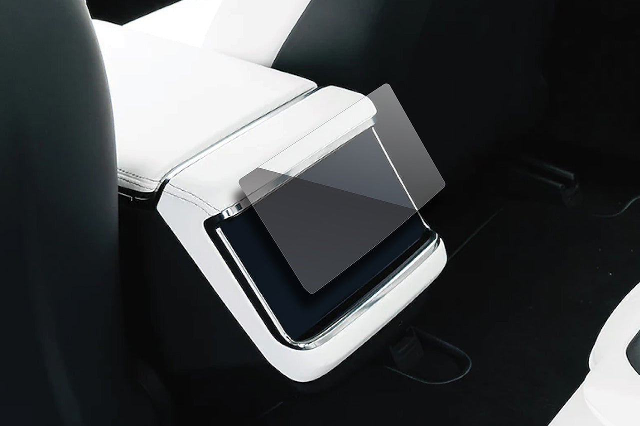Tesla Model S / X Center & Rear Dash Touchscreen Protector Covers - High Definition Clear Screen Shield