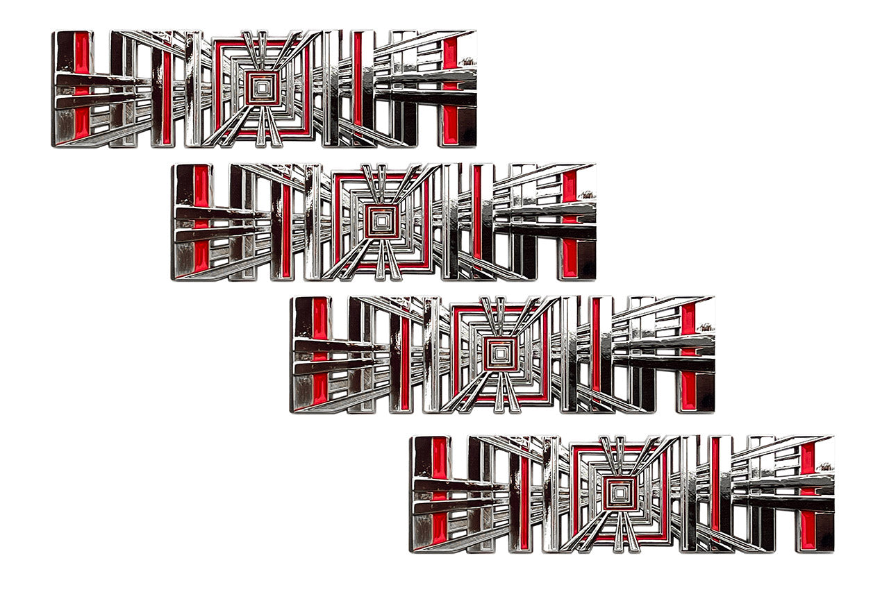 PLAID Logo Badge Trunk Emblem (fits Tesla)