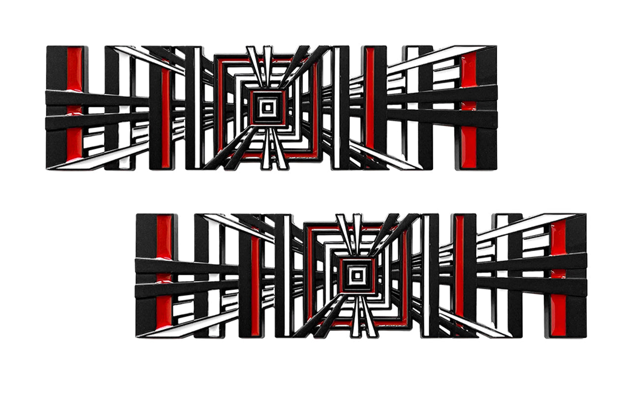 PLAID Logo Badge Trunk Emblem (fits Tesla)