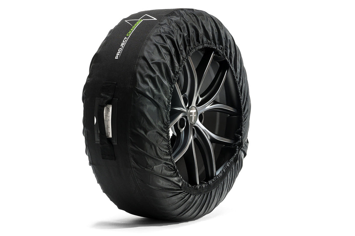 Porsche Taycan Wheel Tire Totes by Project Charged