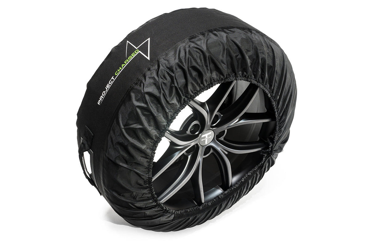 Porsche Taycan Wheel Tire Totes by Project Charged