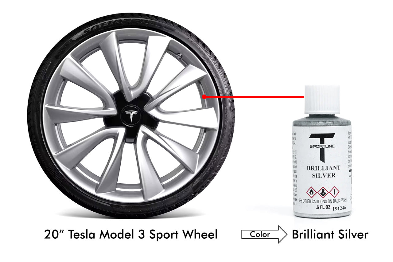T Sportline Tesla Wheel Touch Up Paint