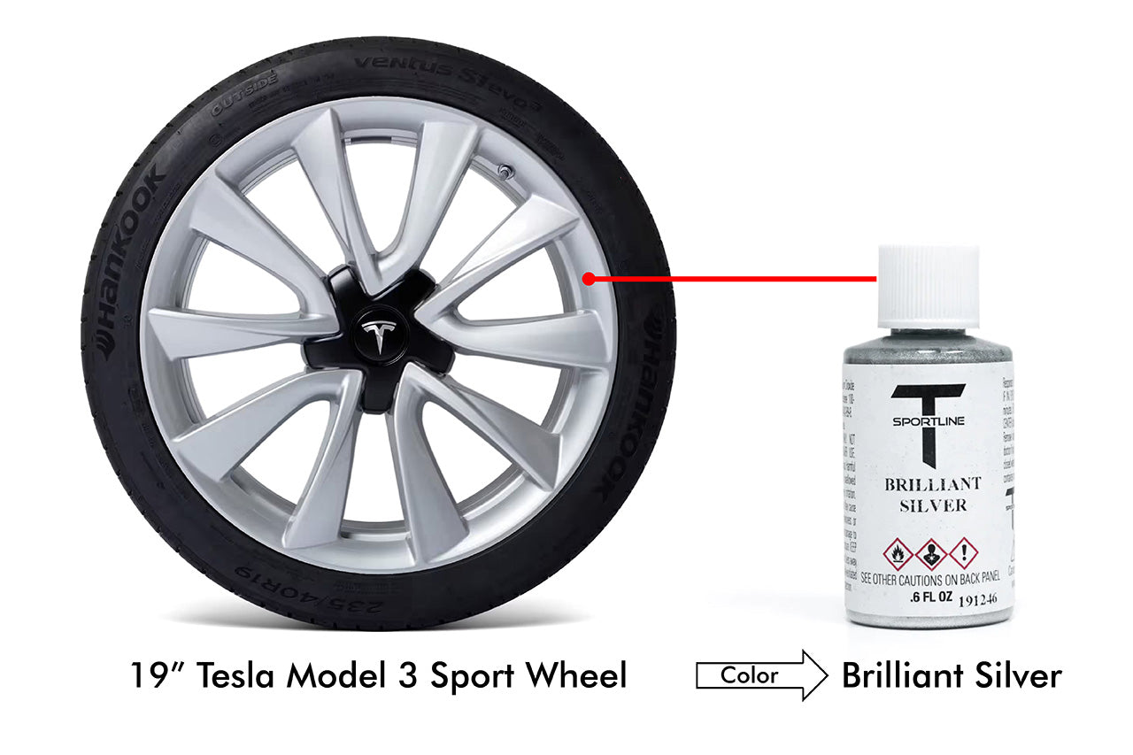 T Sportline Tesla Wheel Touch Up Paint
