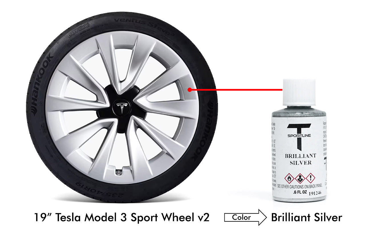T Sportline Tesla Wheel Touch Up Paint