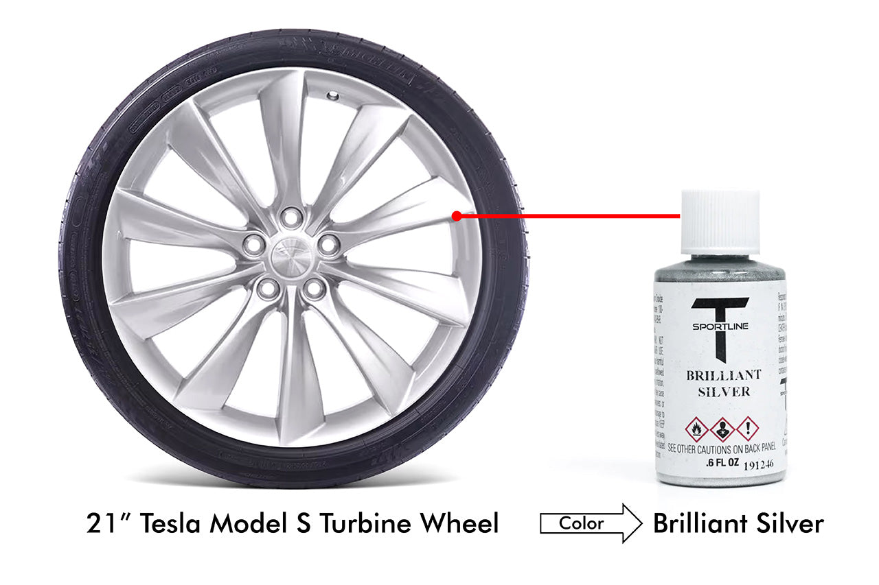T Sportline Tesla Wheel Touch Up Paint