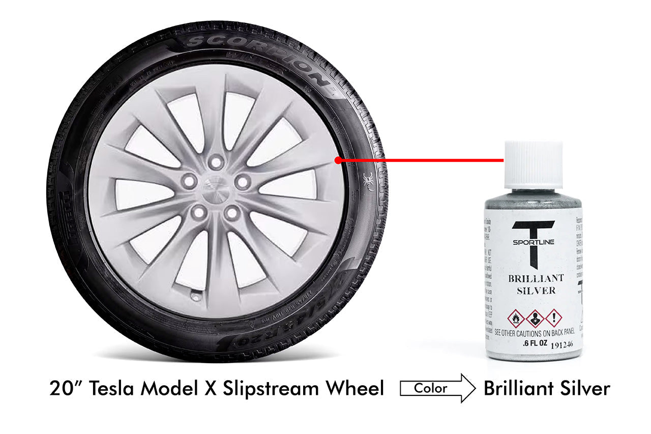T Sportline Tesla Wheel Touch Up Paint