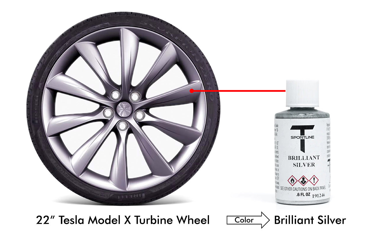 T Sportline Tesla Wheel Touch Up Paint