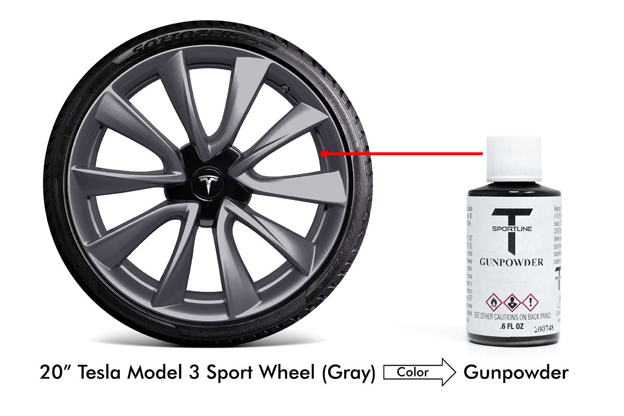 T Sportline Tesla Wheel Touch Up Paint