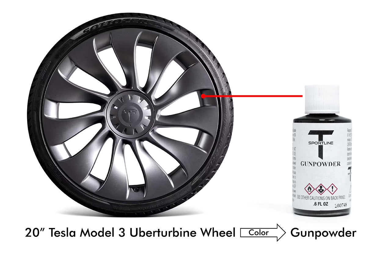 T Sportline Tesla Wheel Touch Up Paint
