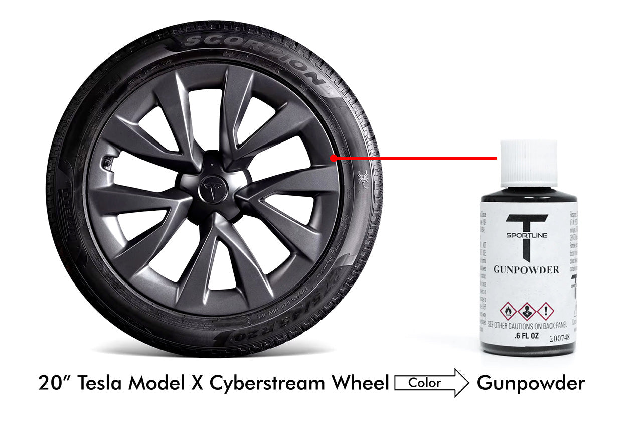 T Sportline Tesla Wheel Touch Up Paint