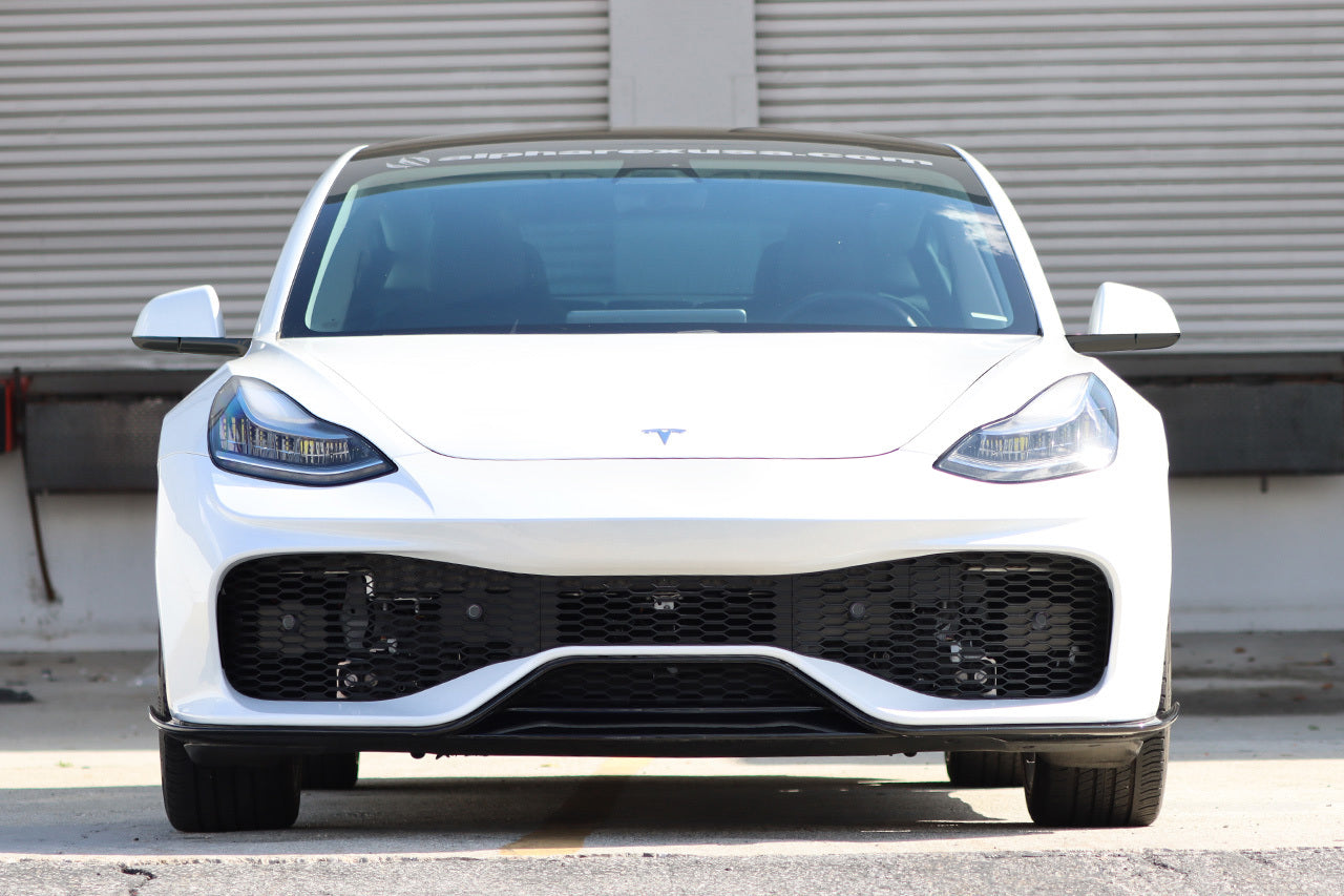 T Sportline Aero Sport Body Kit with Front & Rear Bumper Fascias & Wing Spoiler for Tesla Model 3
