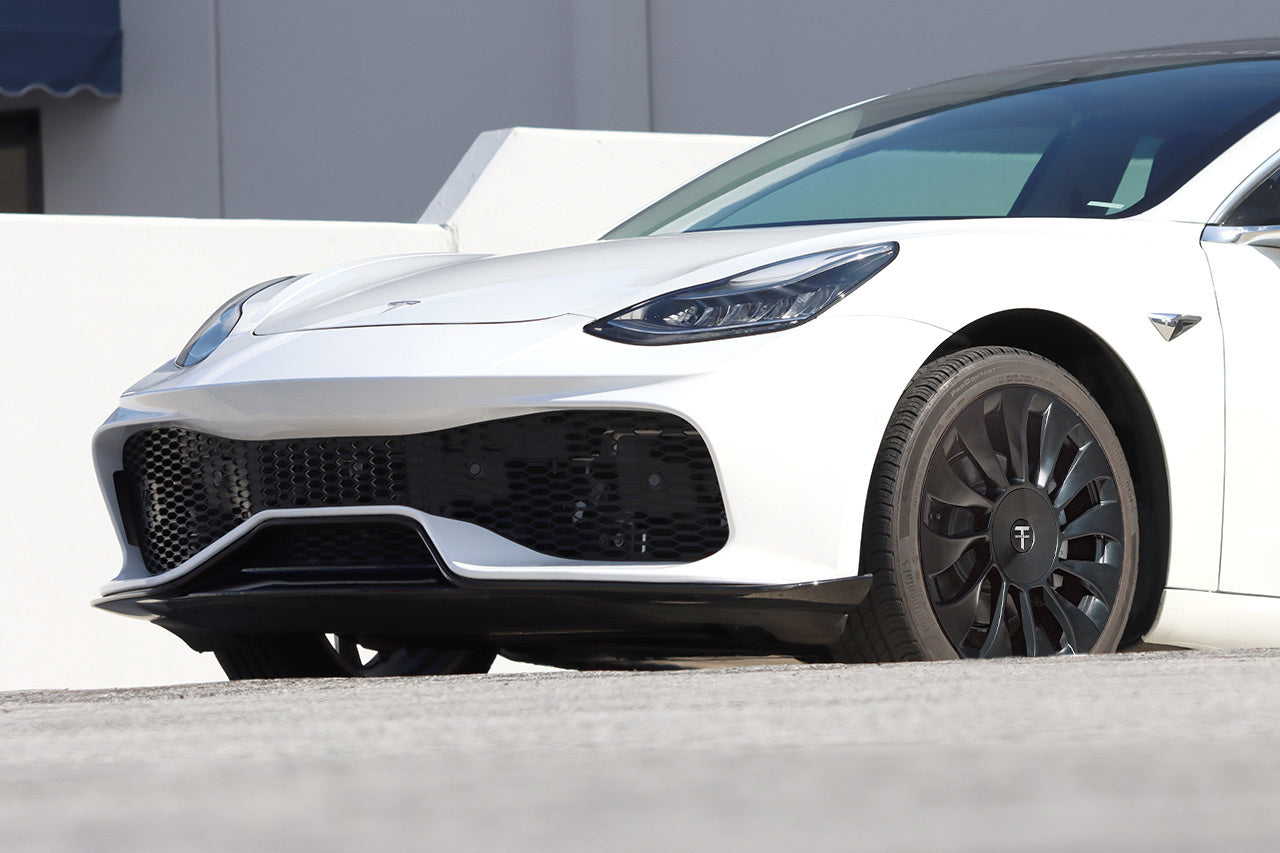 T Sportline Aero Sport Body Kit with Front & Rear Bumper Fascias & Wing Spoiler for Tesla Model 3