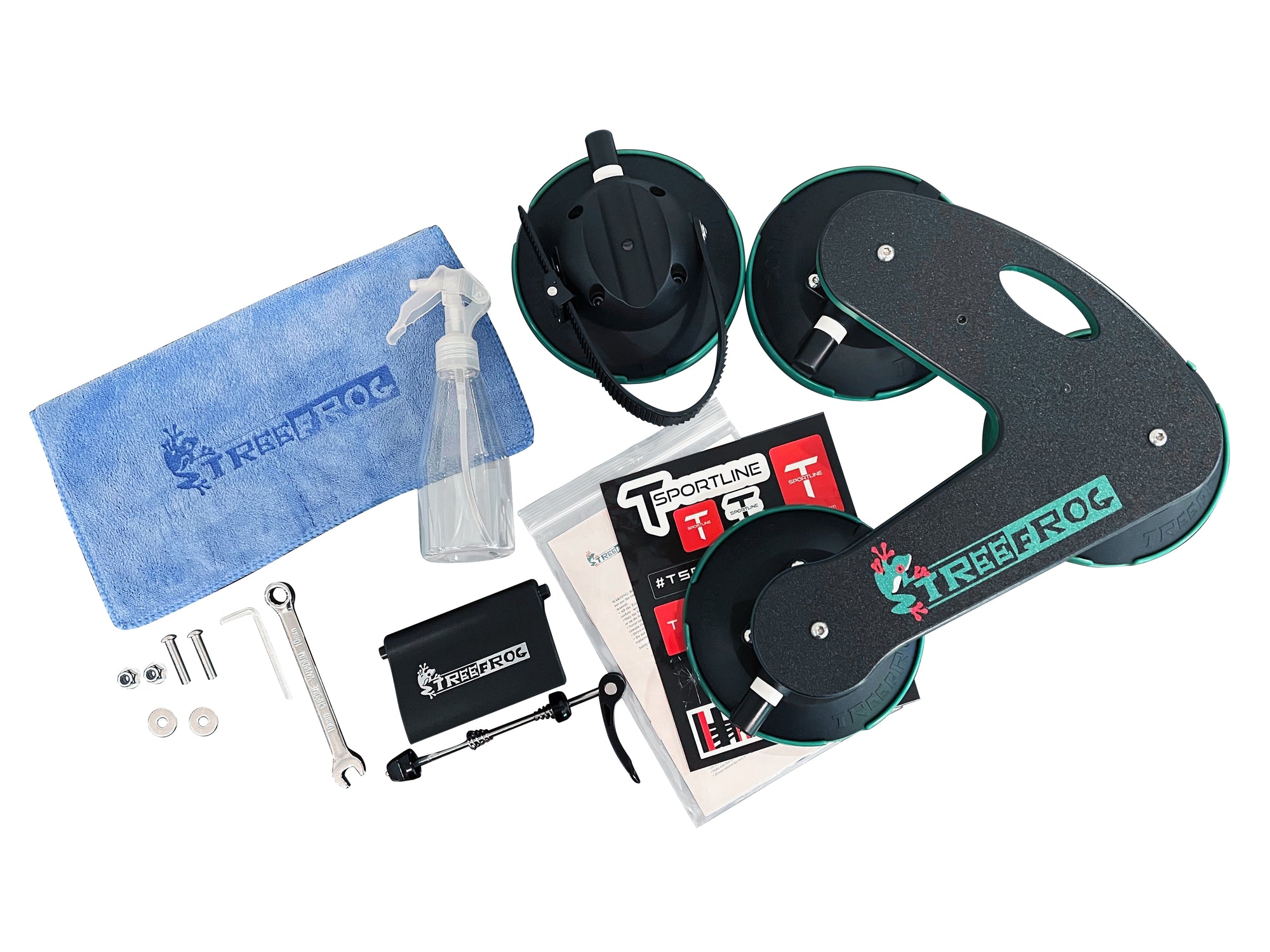 TreeFrog Pro 1 Vacuum Mounted Roof Mount Road & Mountain Bike Rack