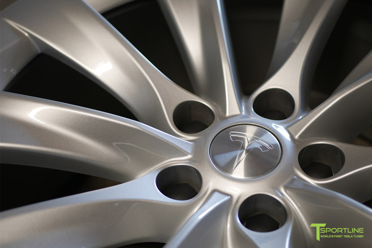 Tesla Wheel Lug Nut Cover Set